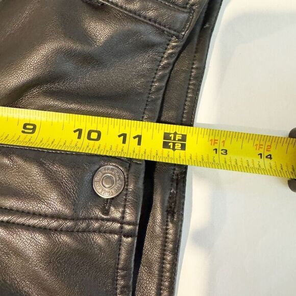 FREE PEOPLE | Level Up Vegan Slit Bootcut Pants | 29 | we the free | black pleat - Picture 13 of 14